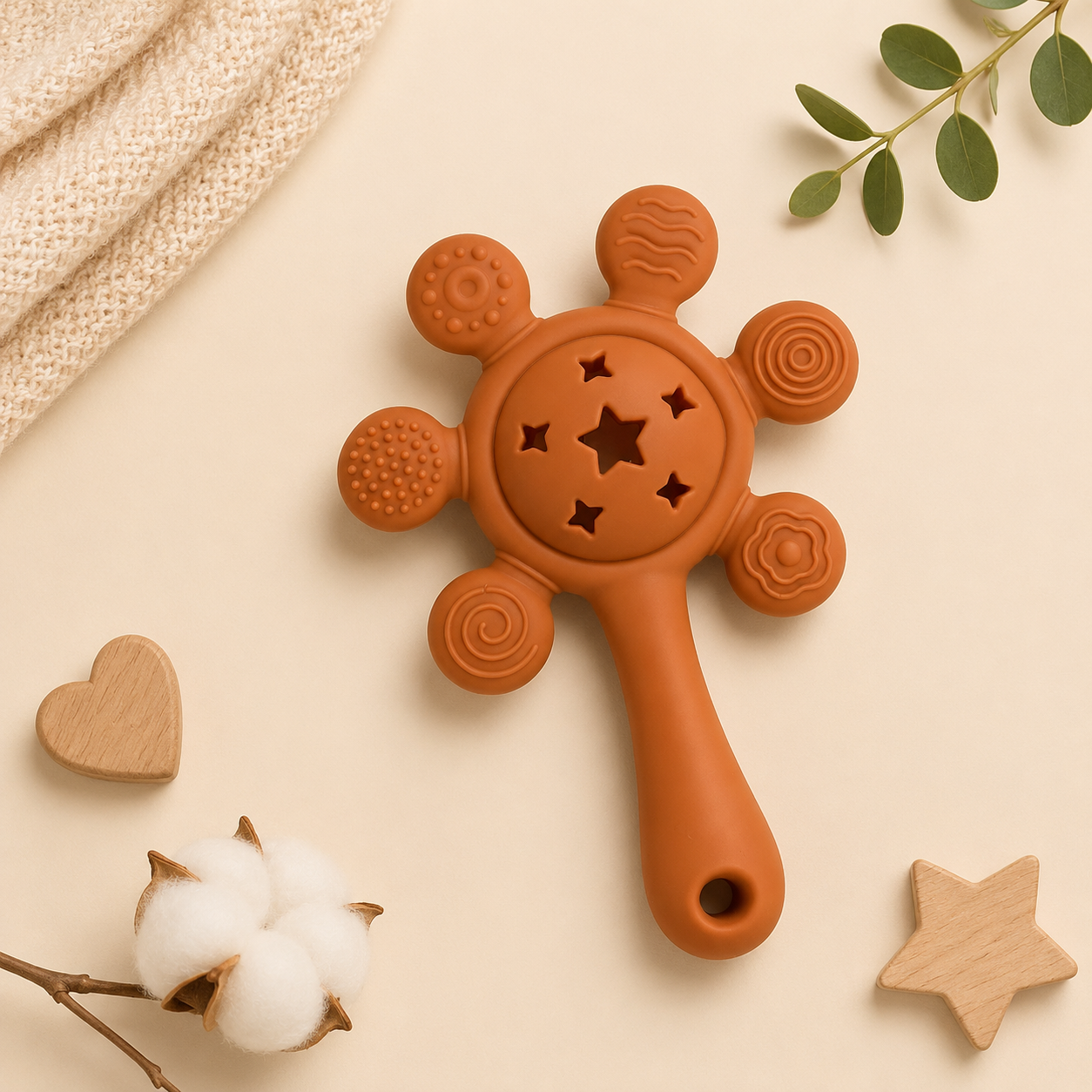 Silicon Rattle Teether