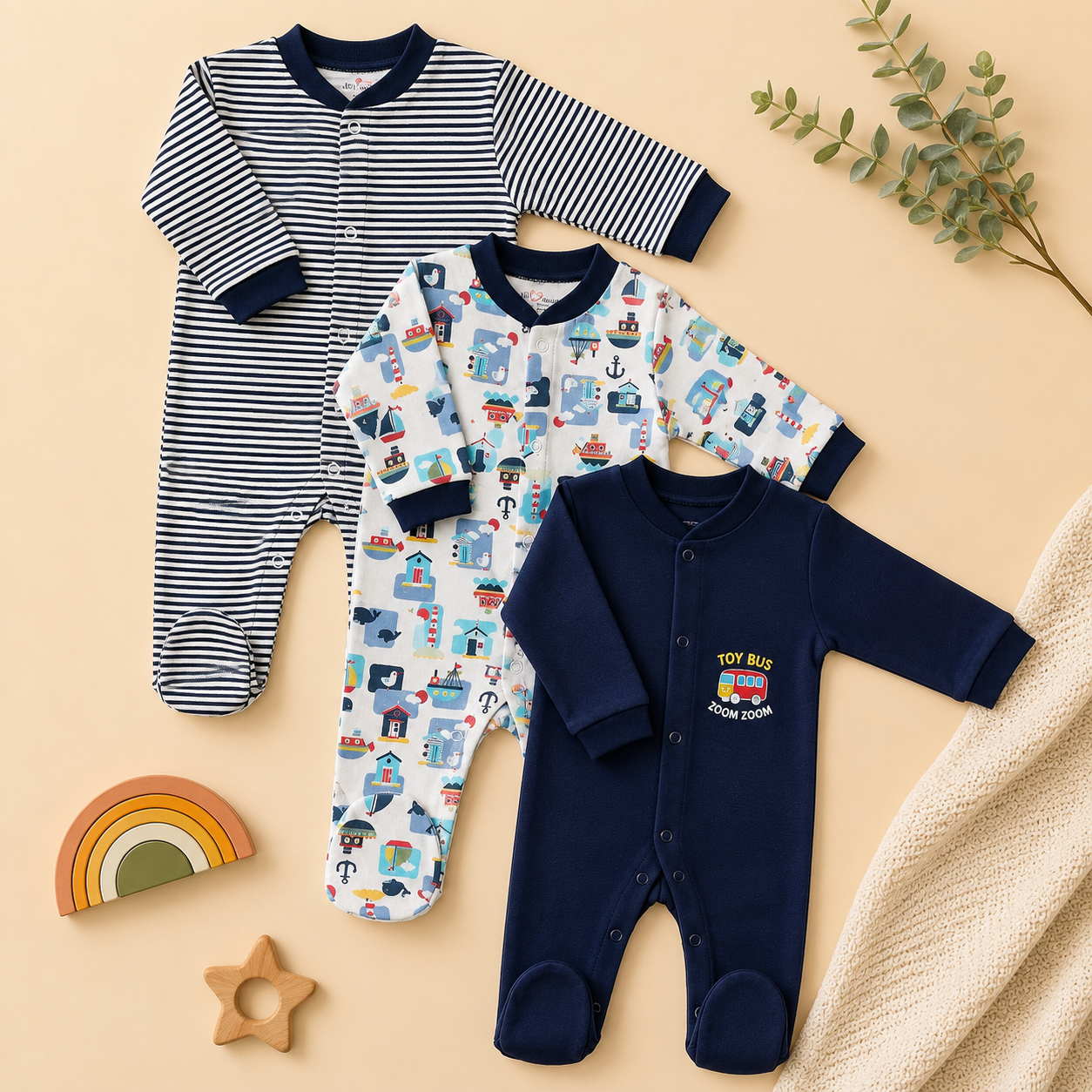 Romper pack of 3