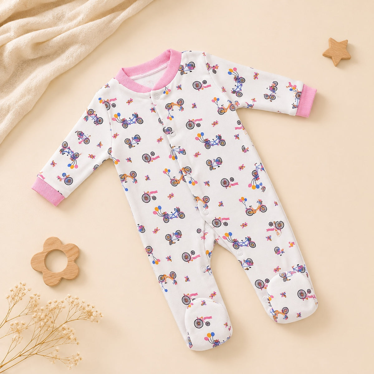 Romper Baby Pink