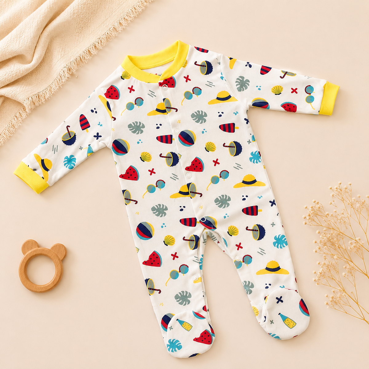 Romper Yellow