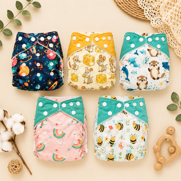 Reusable Cloth Diaper Combo