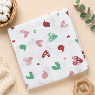 Love Hearts Bath Towel