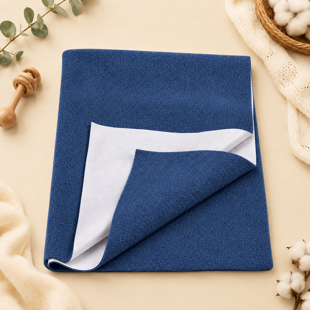 Dry Sheet Deep Navy Blue
