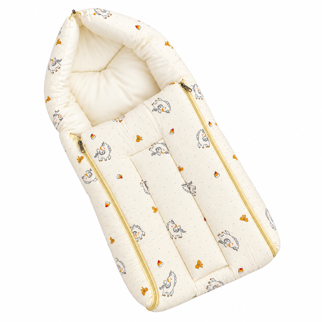 Crinkled Muslin Carry Bed
