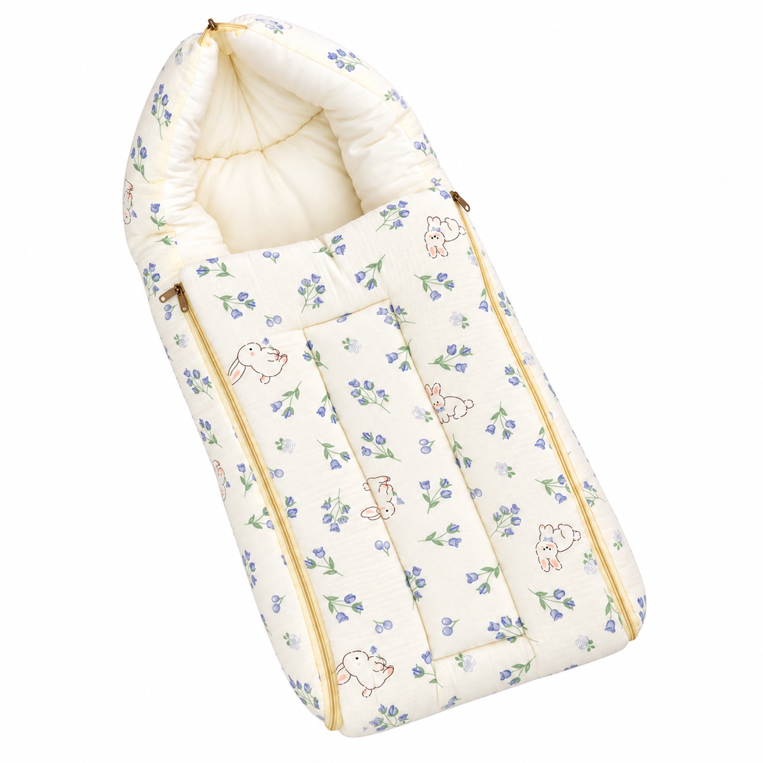 Crinkled Muslin Carry Bed