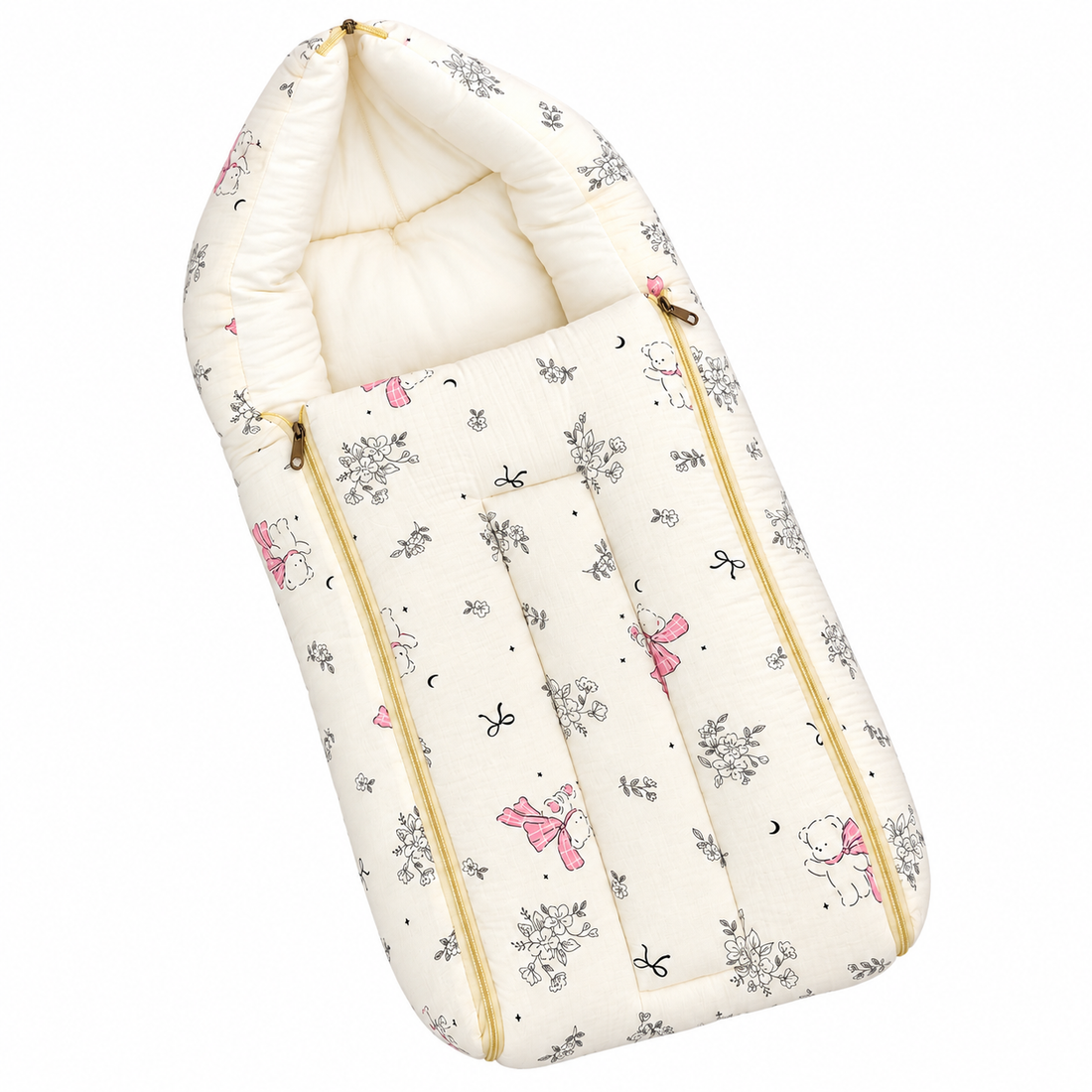 Crinkled Muslin Carry Bed
