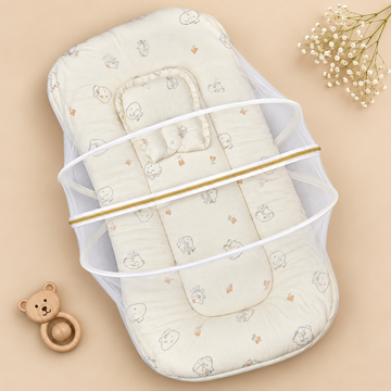 Crinkled Muslin Net Bed