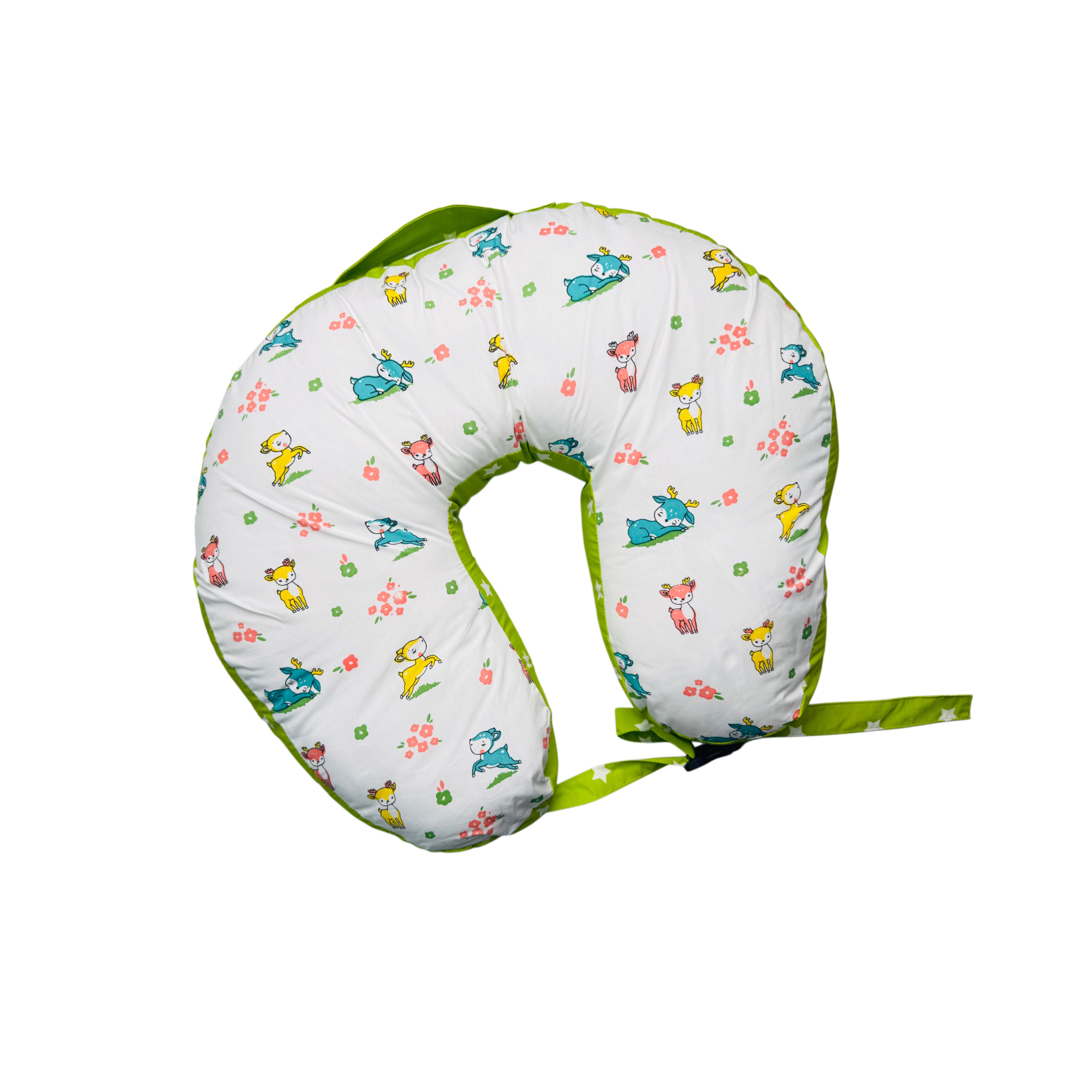 Deer & Bloom Feeding Pillow