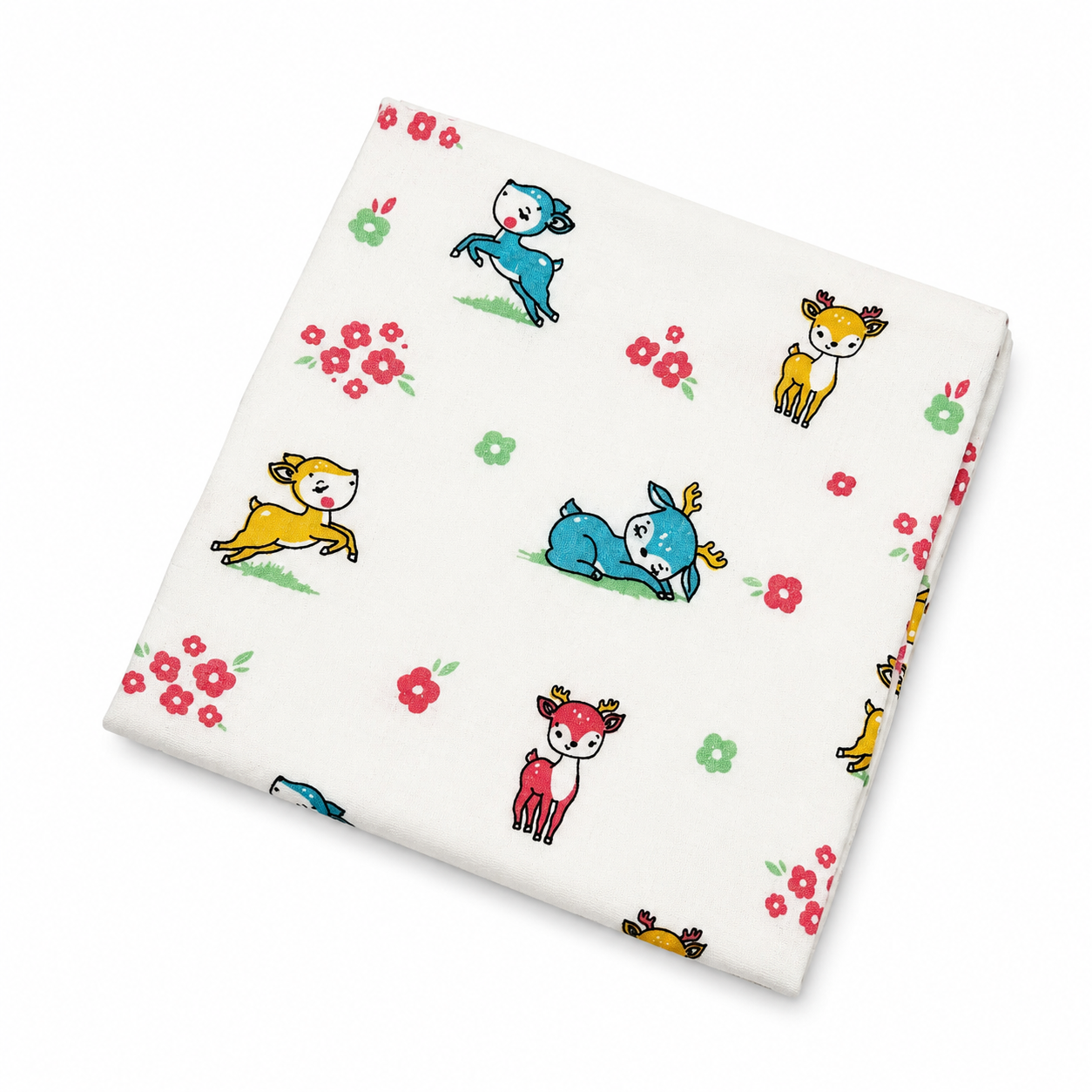Deer & Bloom Bath Towel