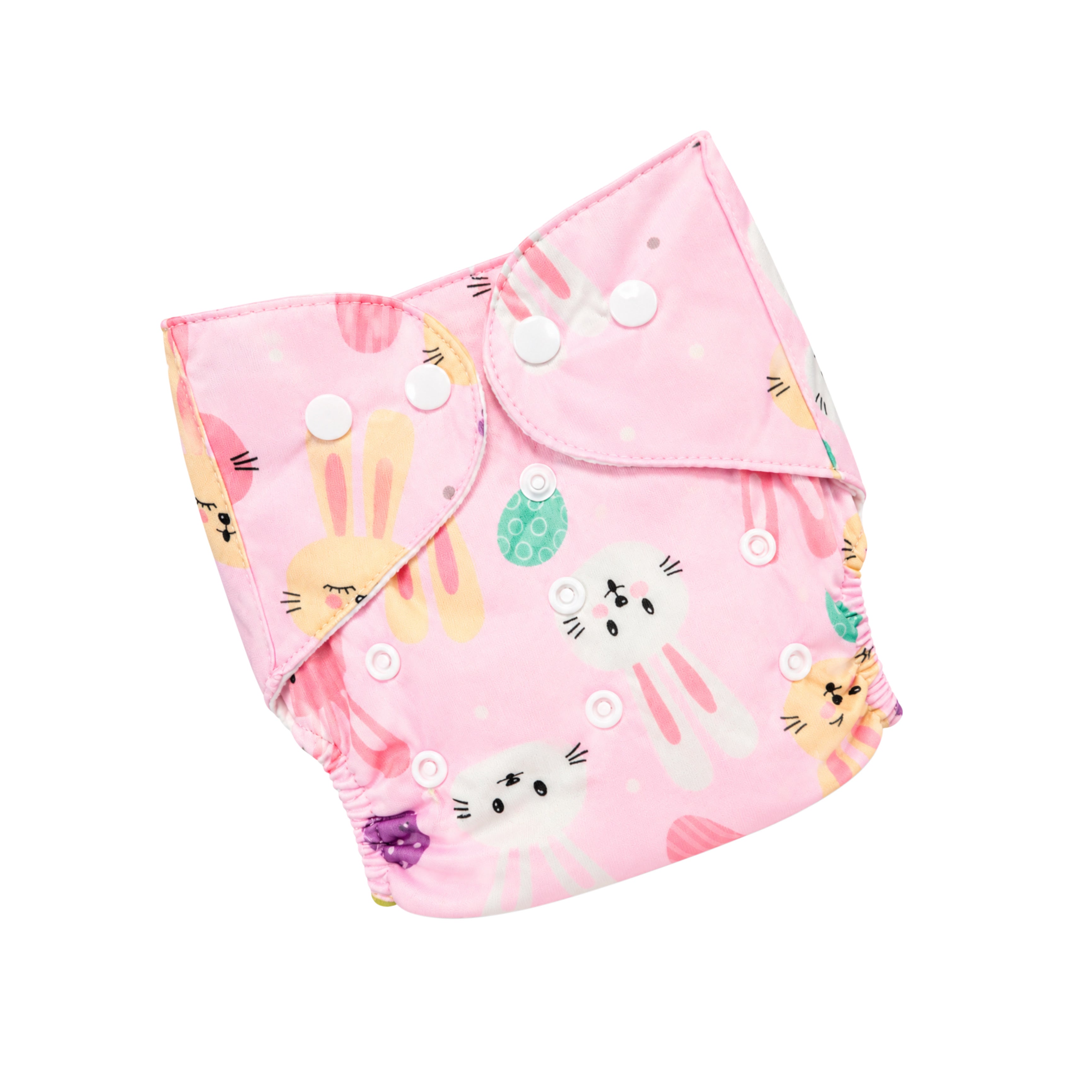 Pink Bunny Cloth Diaper