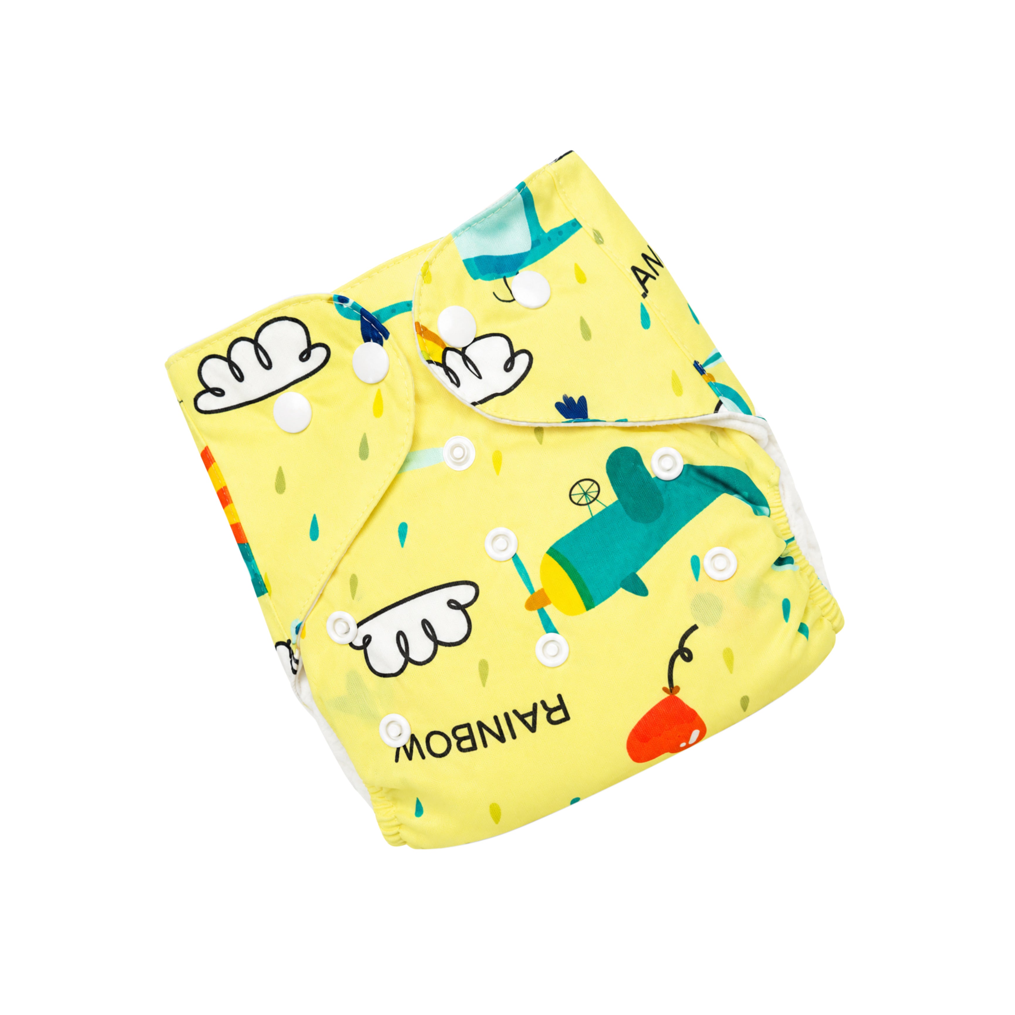 Rainbow Runway Cloth Diaper