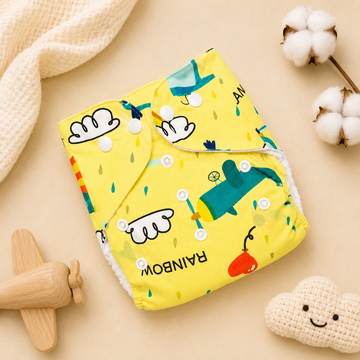 Rainbow Runway Cloth Diaper