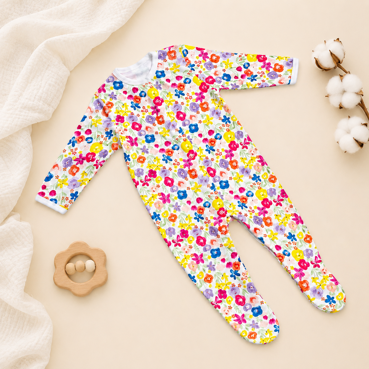 Happy Bloom Baby Romper