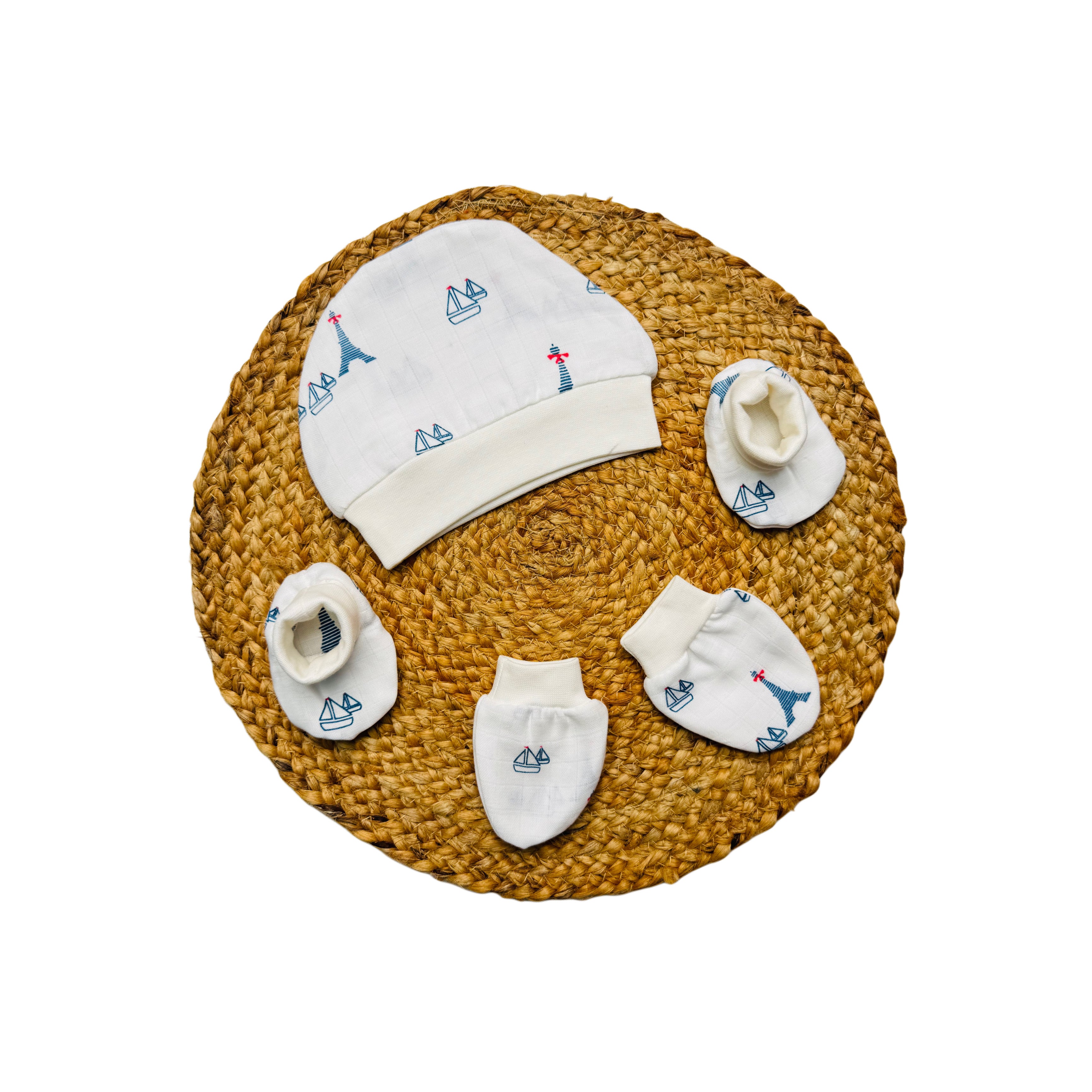 Muslin Cap Set