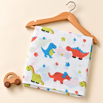 Dinosaur Muslin Swaddle