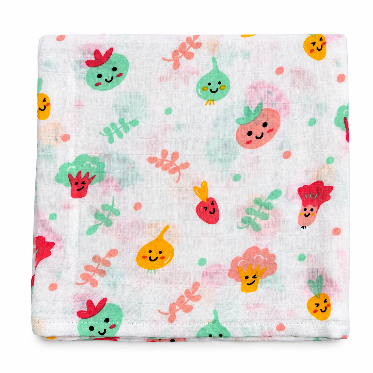 Cute Vegetable Muslin Swaddle