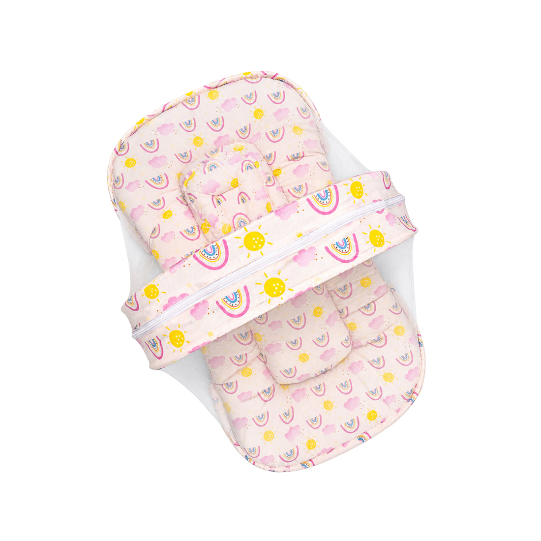 Cloudy Sunshine Cotton Net Bed(Large)