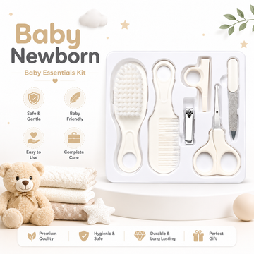 Baby 6 in 1 Grooming Set-Beige