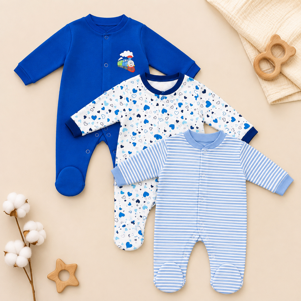 Romper pack of 3