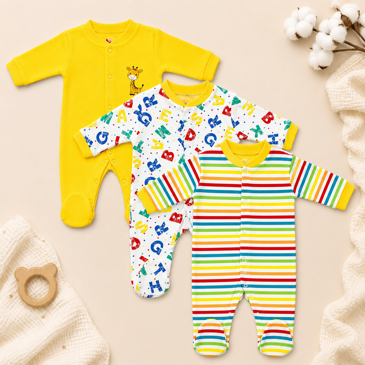 Romper pack of 3