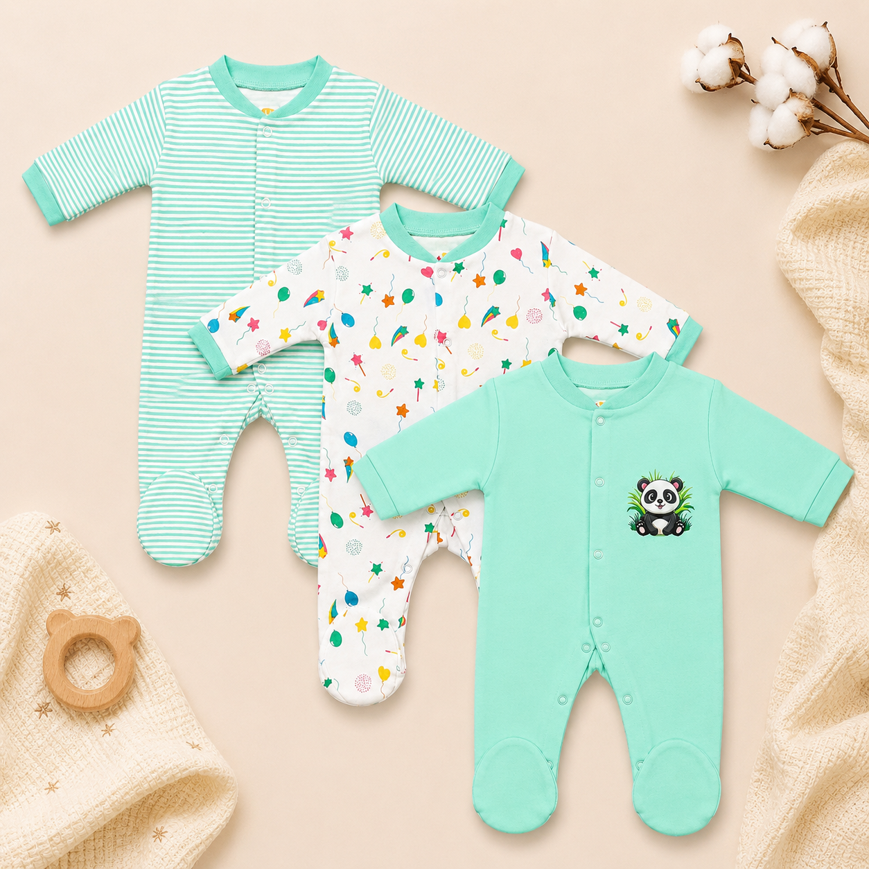 Romper pack of 3