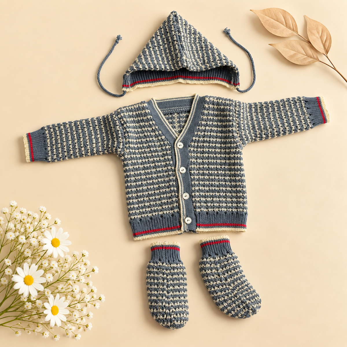 Sweater Slate Grey & Cream