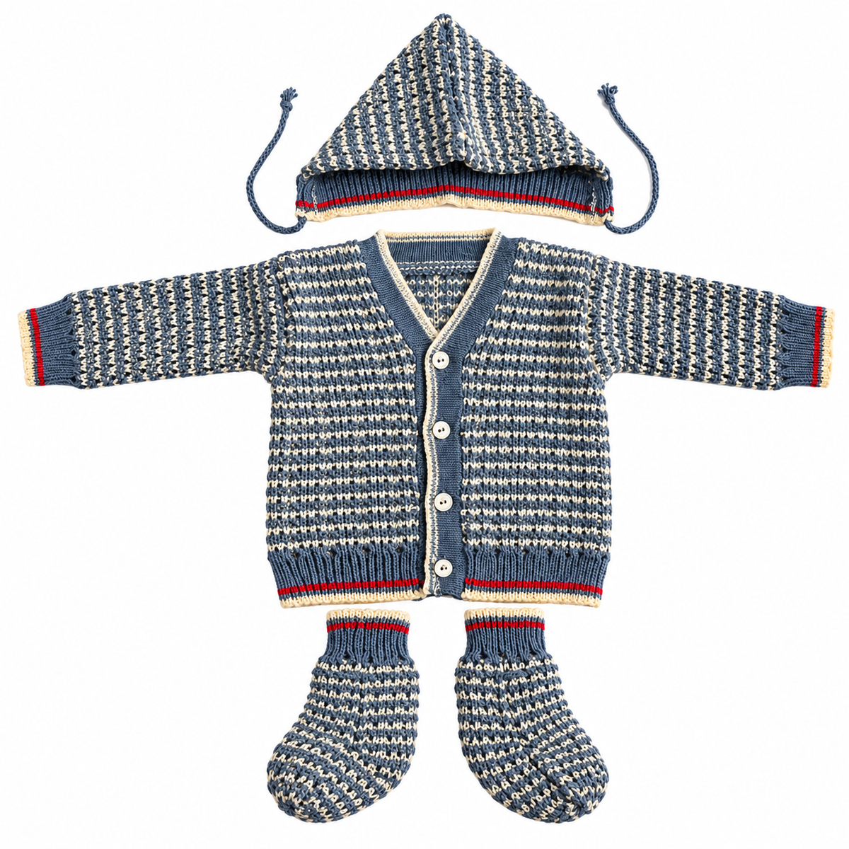 Sweater Slate Grey & Cream