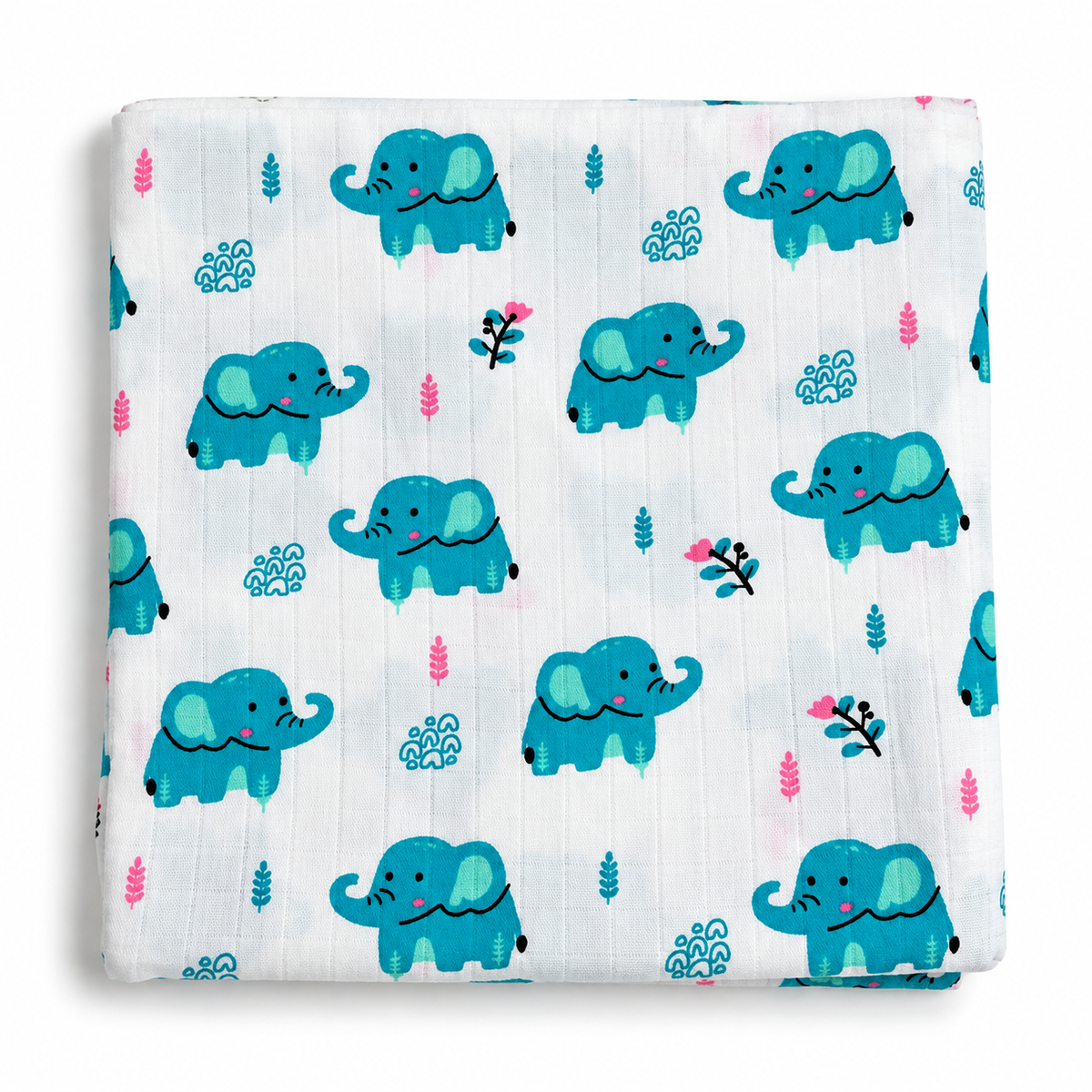 Elephant Muslin Swaddle