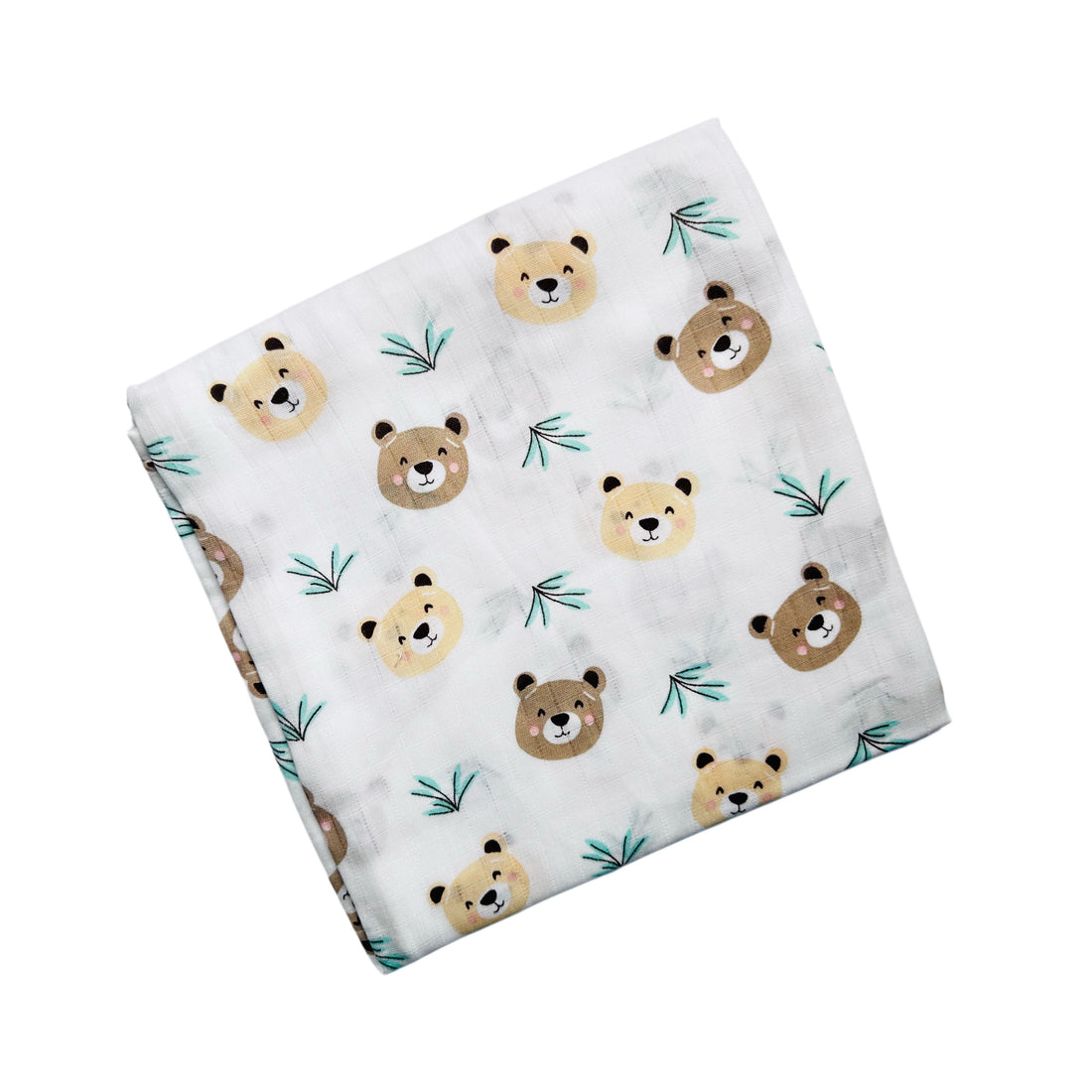 Teddy Bear Muslin Swaddle