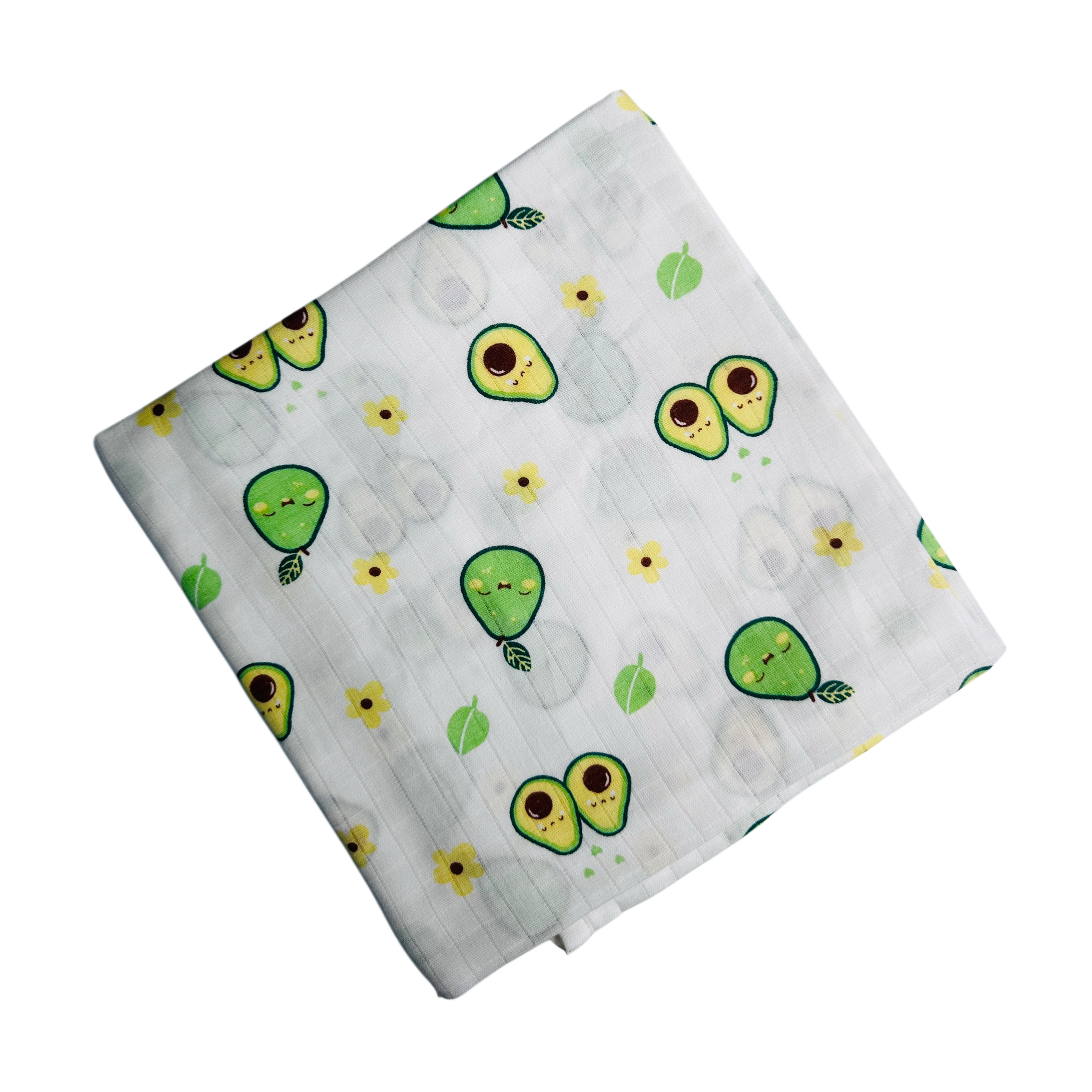 Little Avocado Muslin Swaddle
