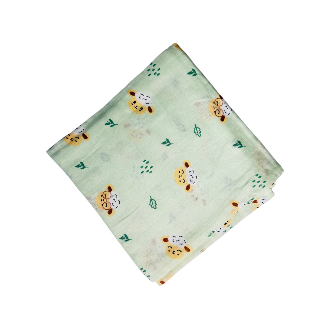 Little Sheep Muslin Swaddle