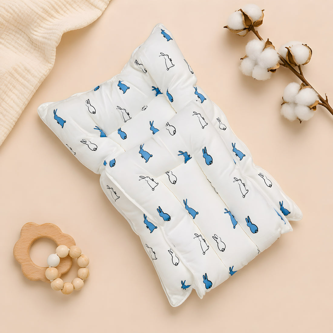 Little Bunnies Muslin Carry Bed