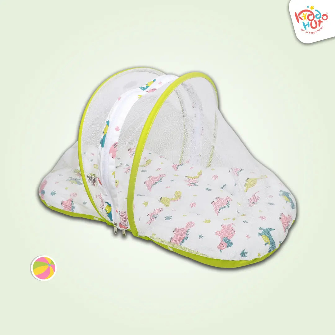 Dino Land Cotton Net Bed