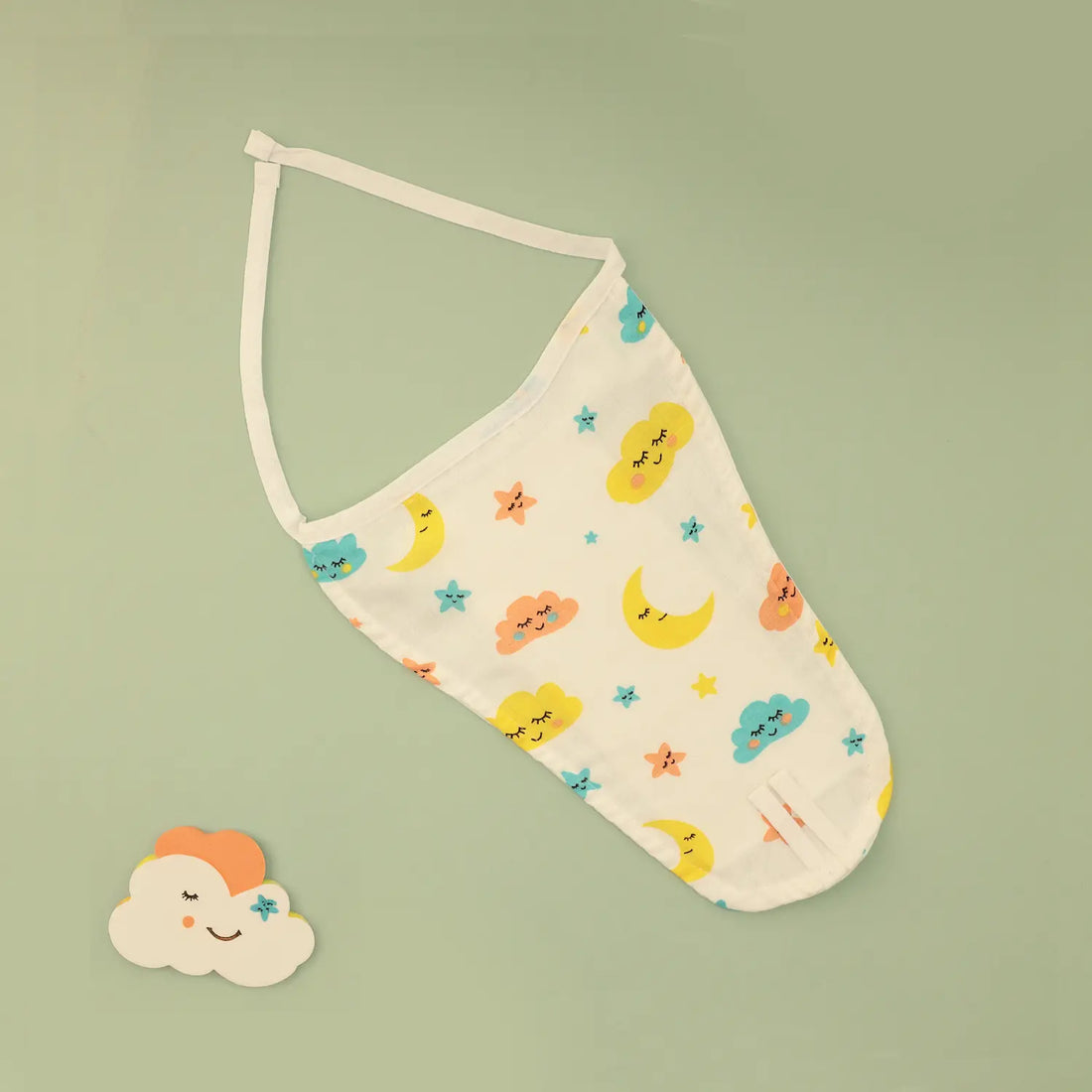 Cloudy Dreams Muslin Nappy