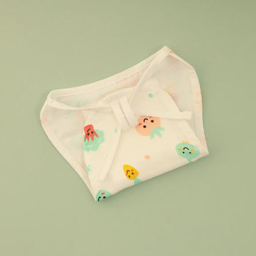 Veggie Smiles Muslin Nappy
