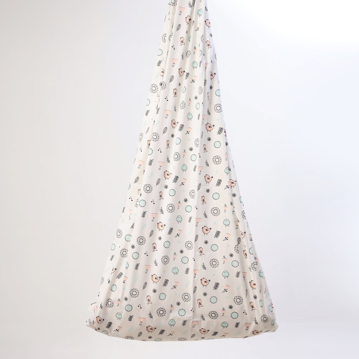 Soft Chirps Cotton Cradle with Net