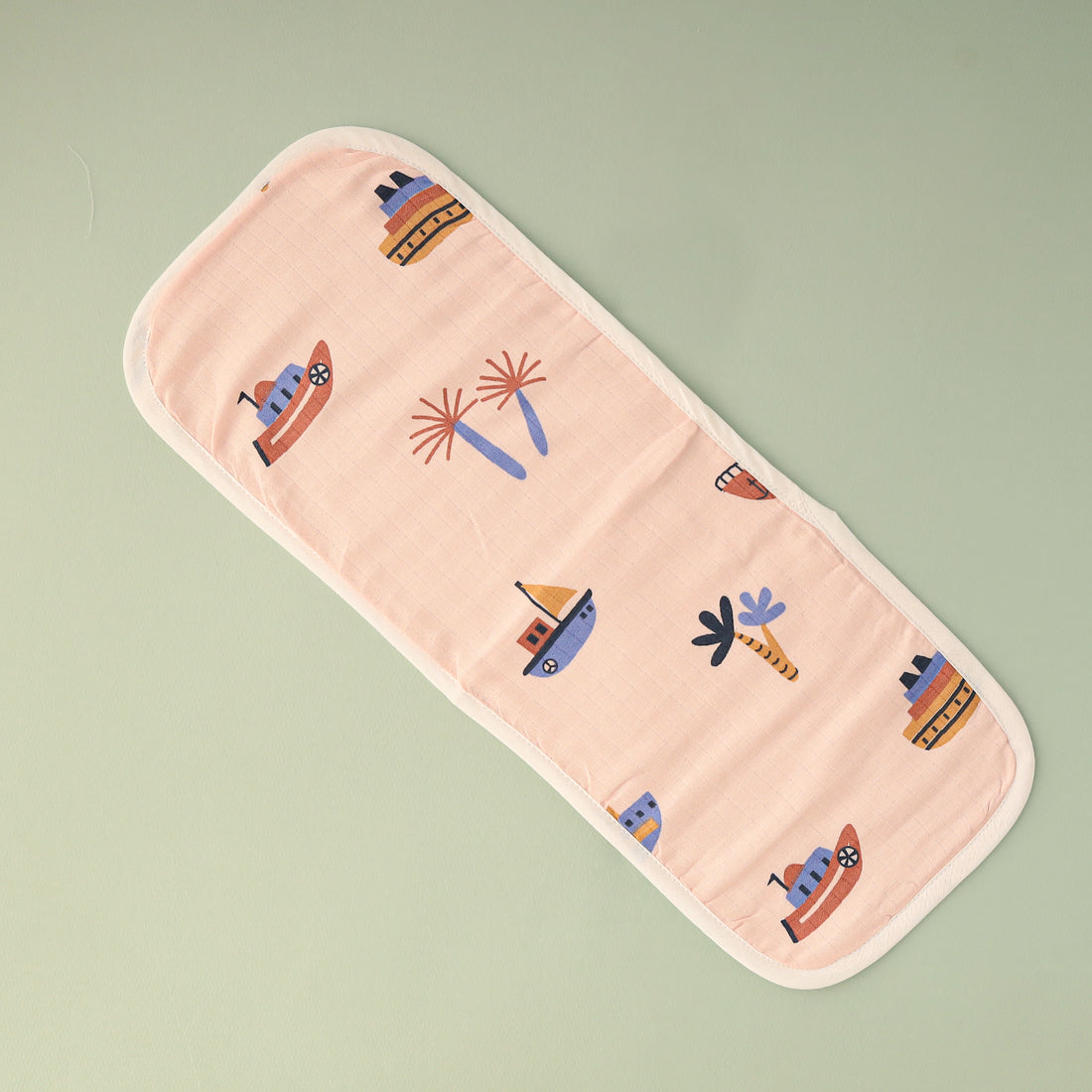 Little Sailor Muslin Burp Cloth