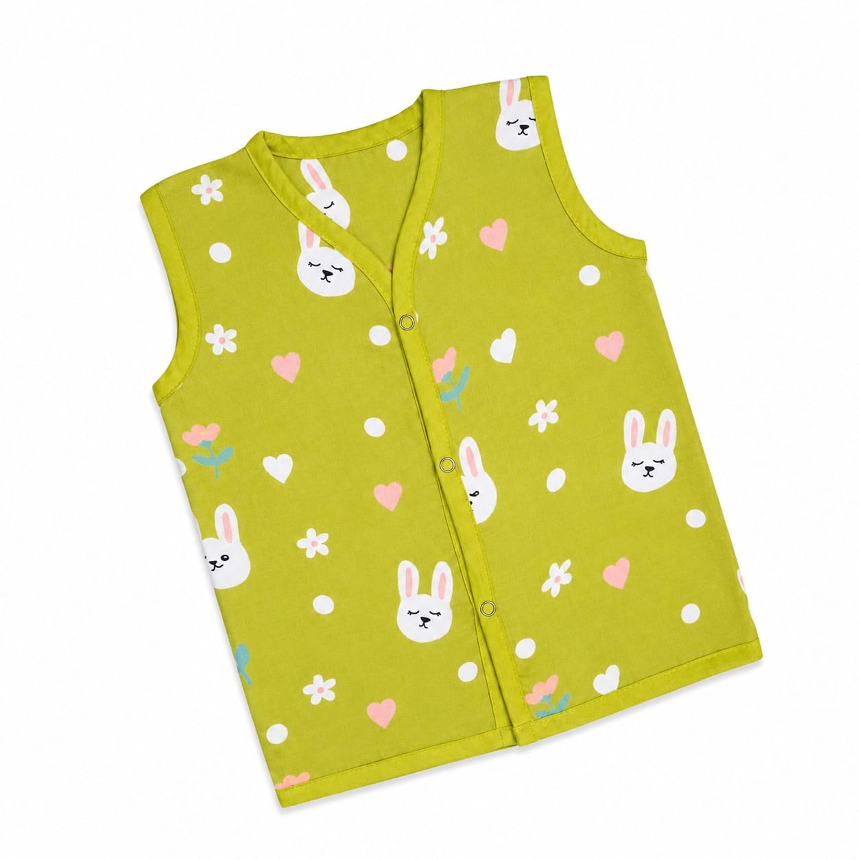 Olive Bunny Button Jabla