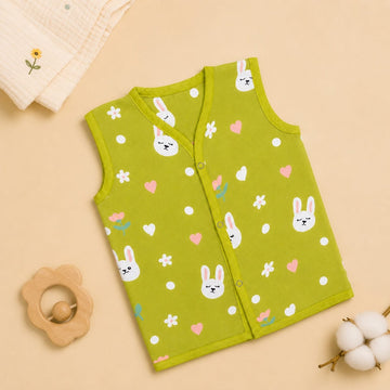 Olive Bunny Button Jabla