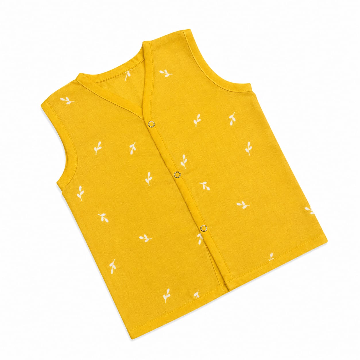 Mustard Bloom Button Jabla