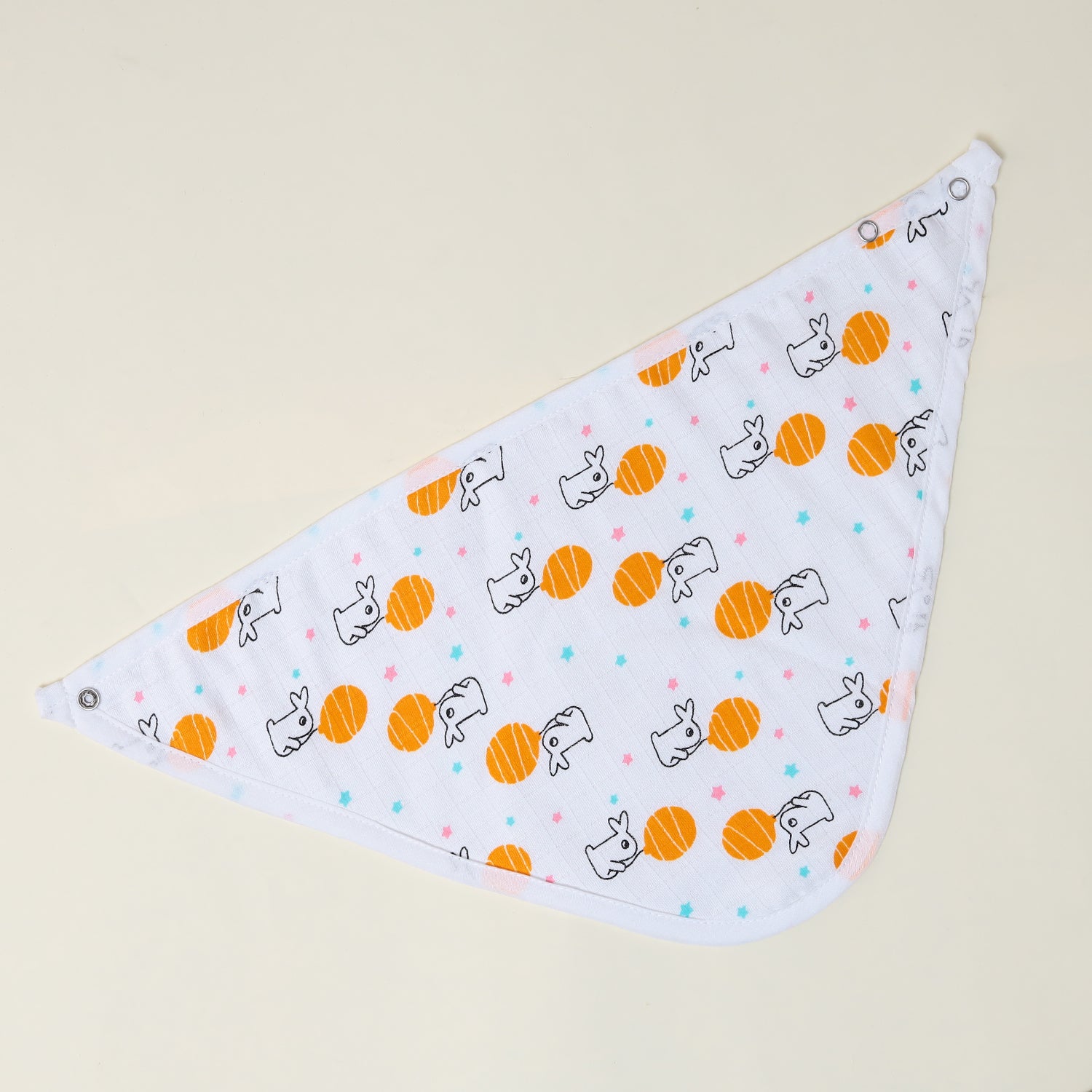 Tiny Tuskers Muslin Bib