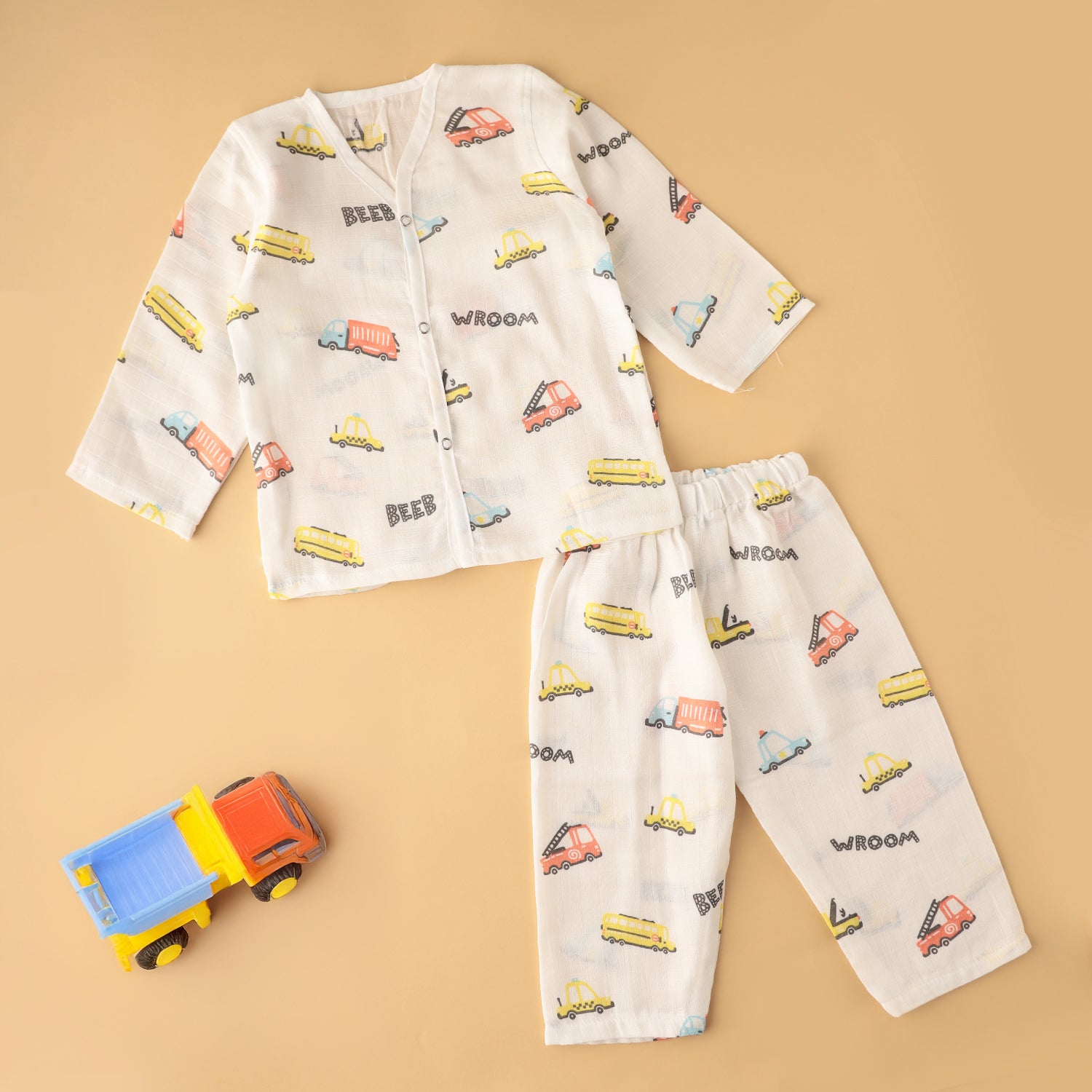 Playful Wheels Night Suit
