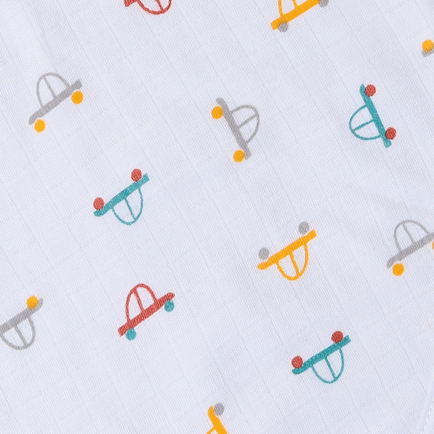 Mini Car Muslin Bib