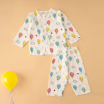 Happy Balloons Night Suit