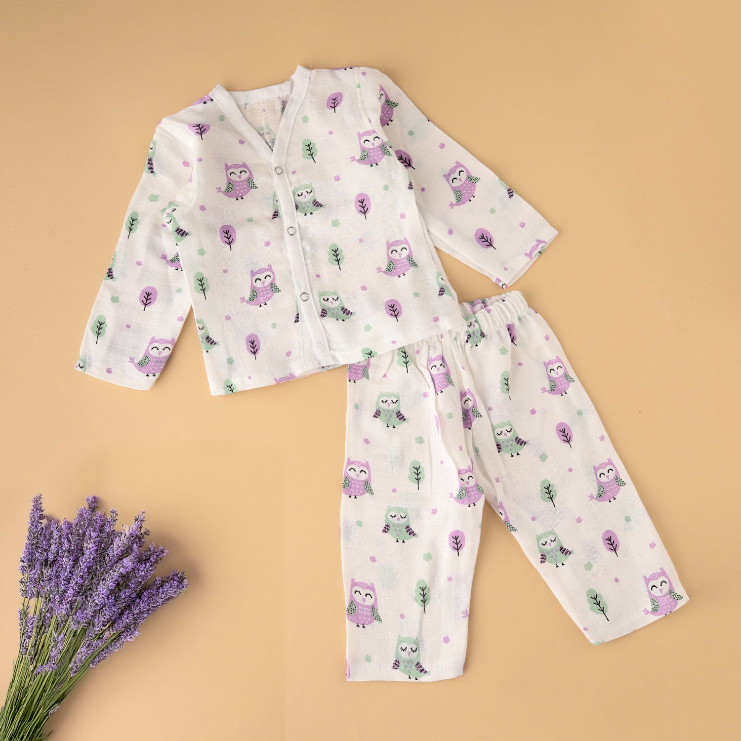 Sleepy Owl Night Suit