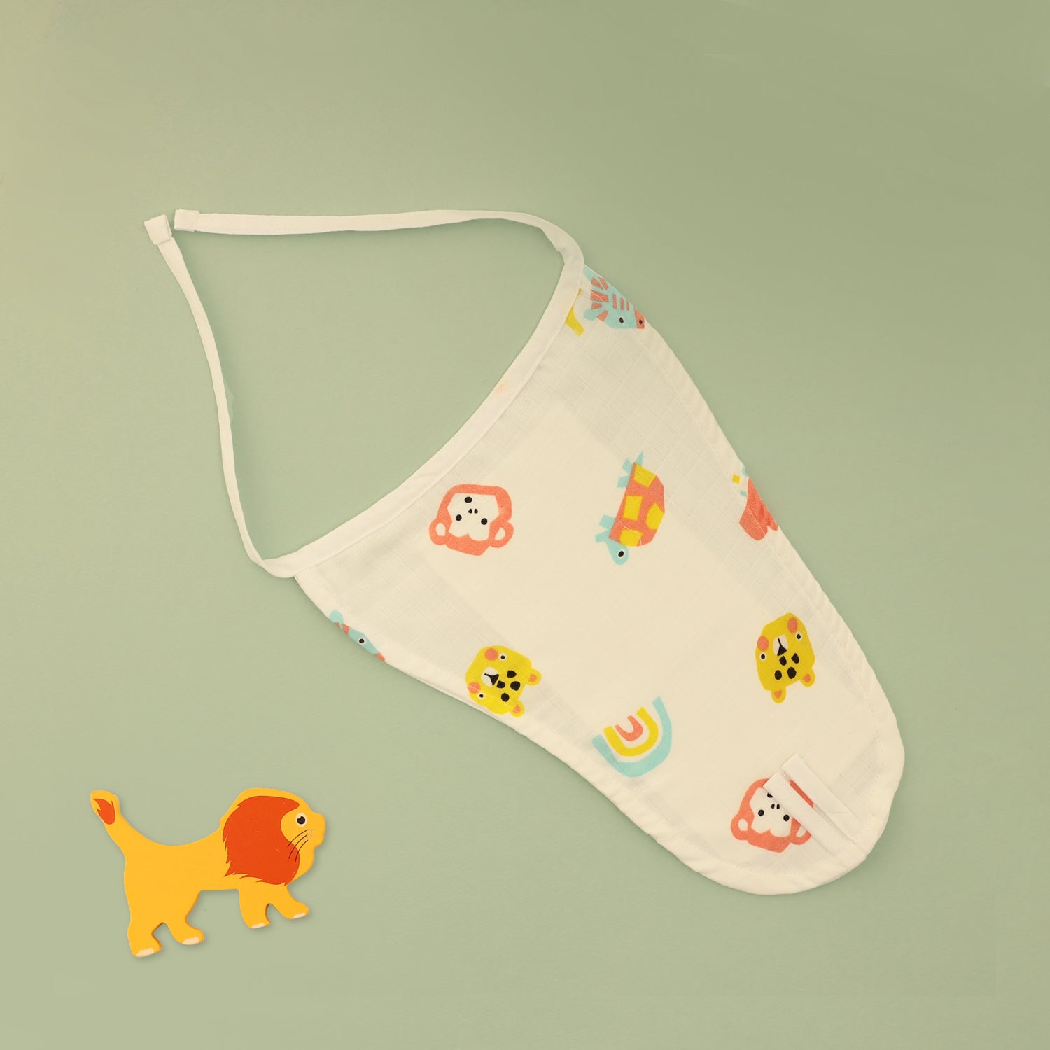Safari Tales Muslin Nappy