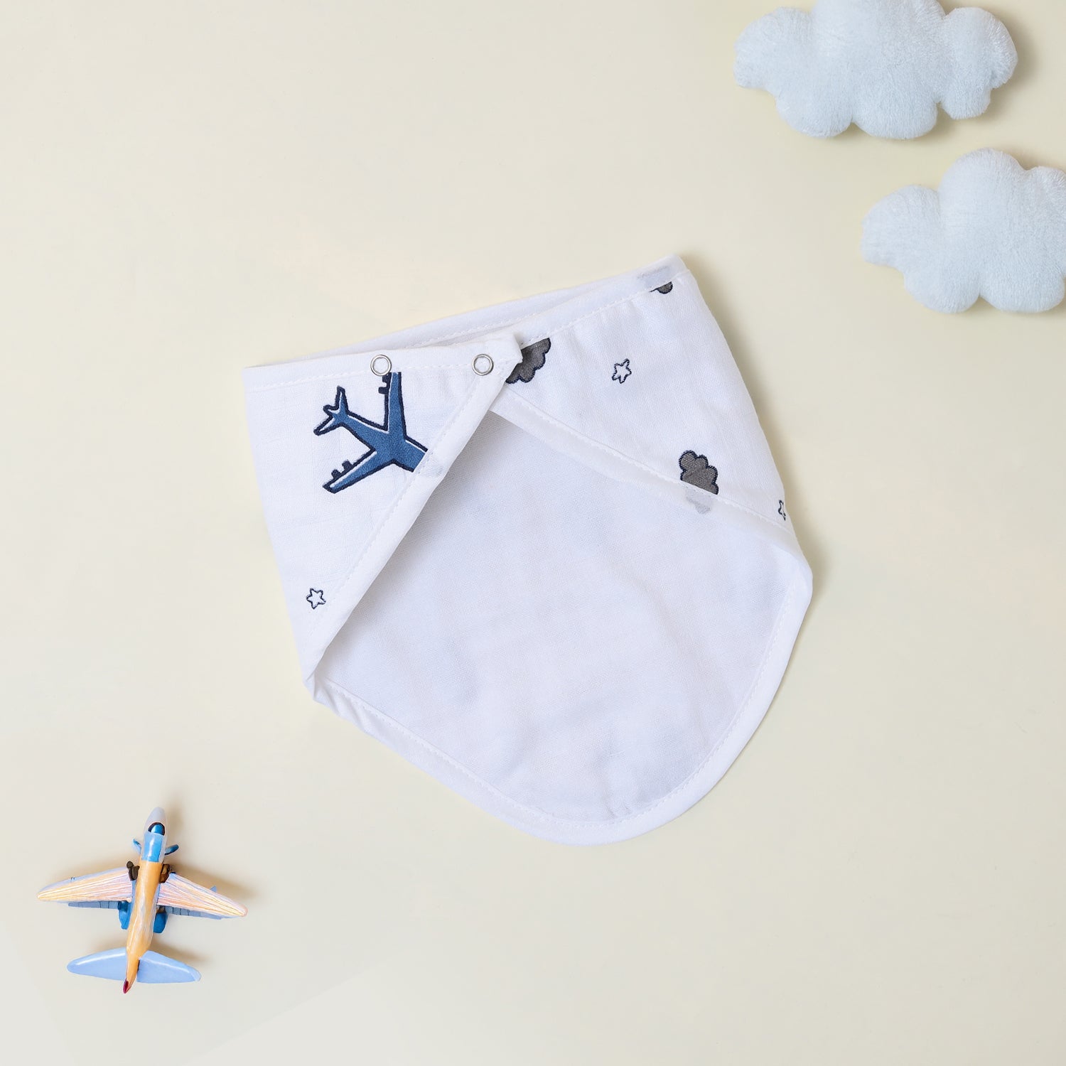 Sky Explorer Muslin Bib