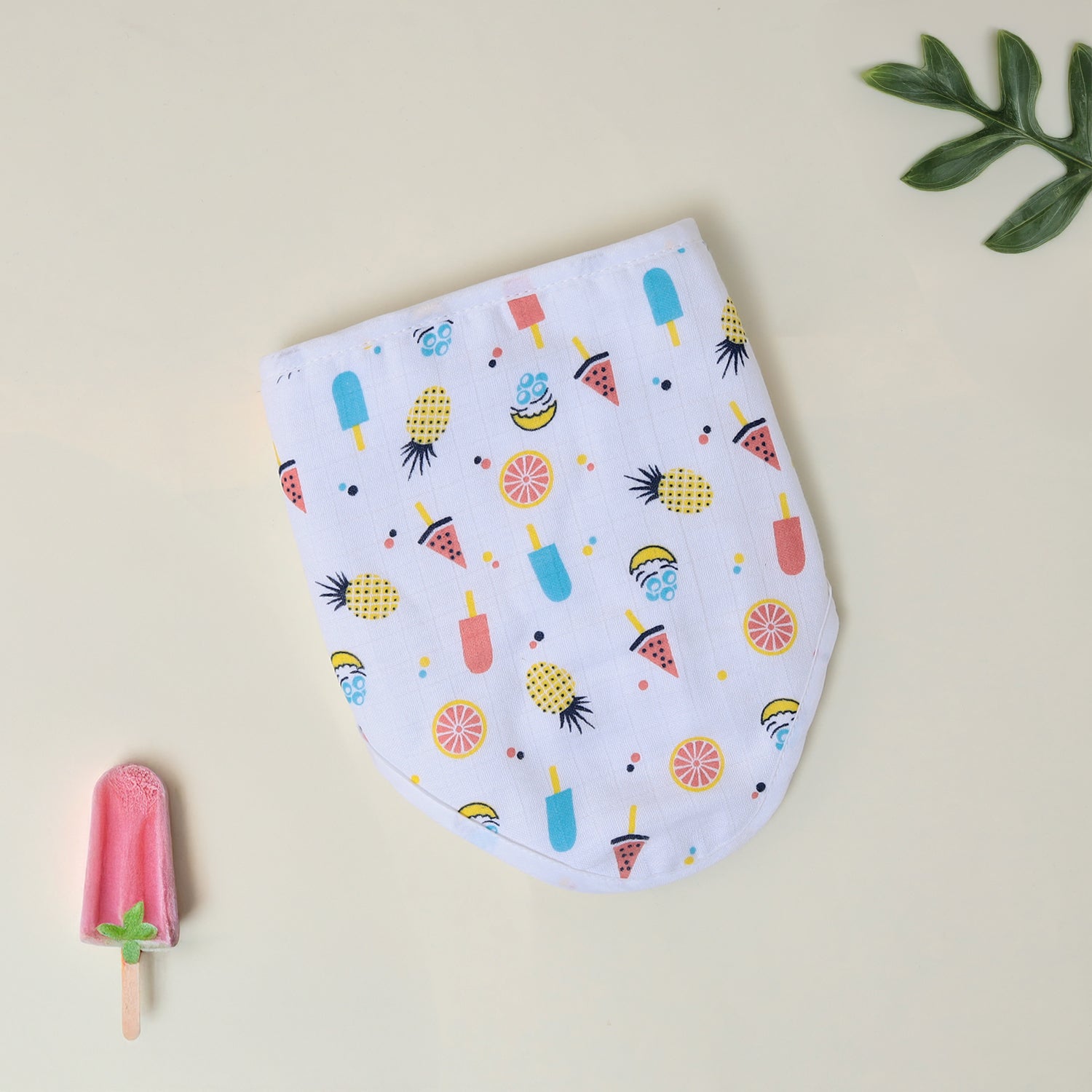 Tiny Popsicle Muslin Bib