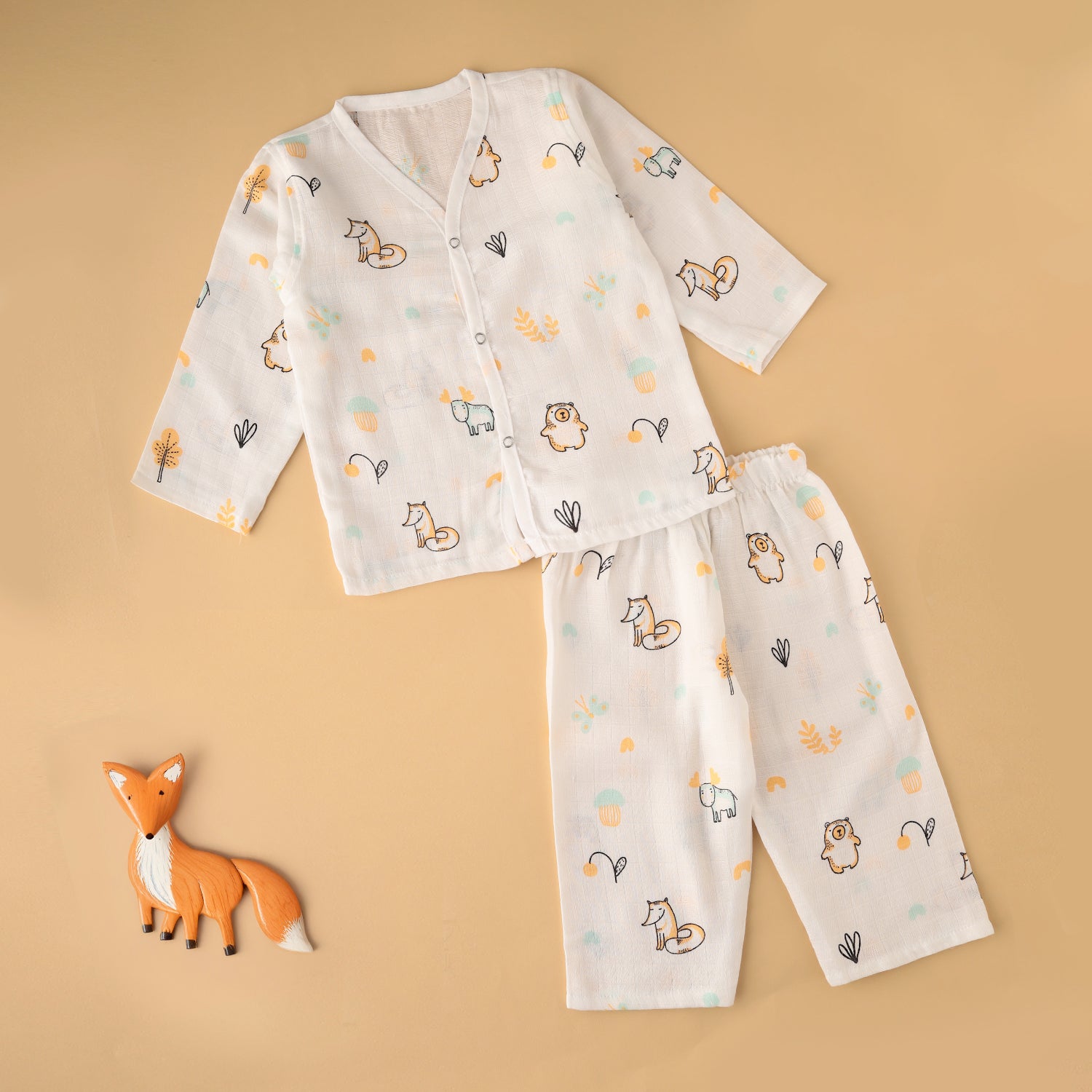 Little Fox Dreams Night Suit