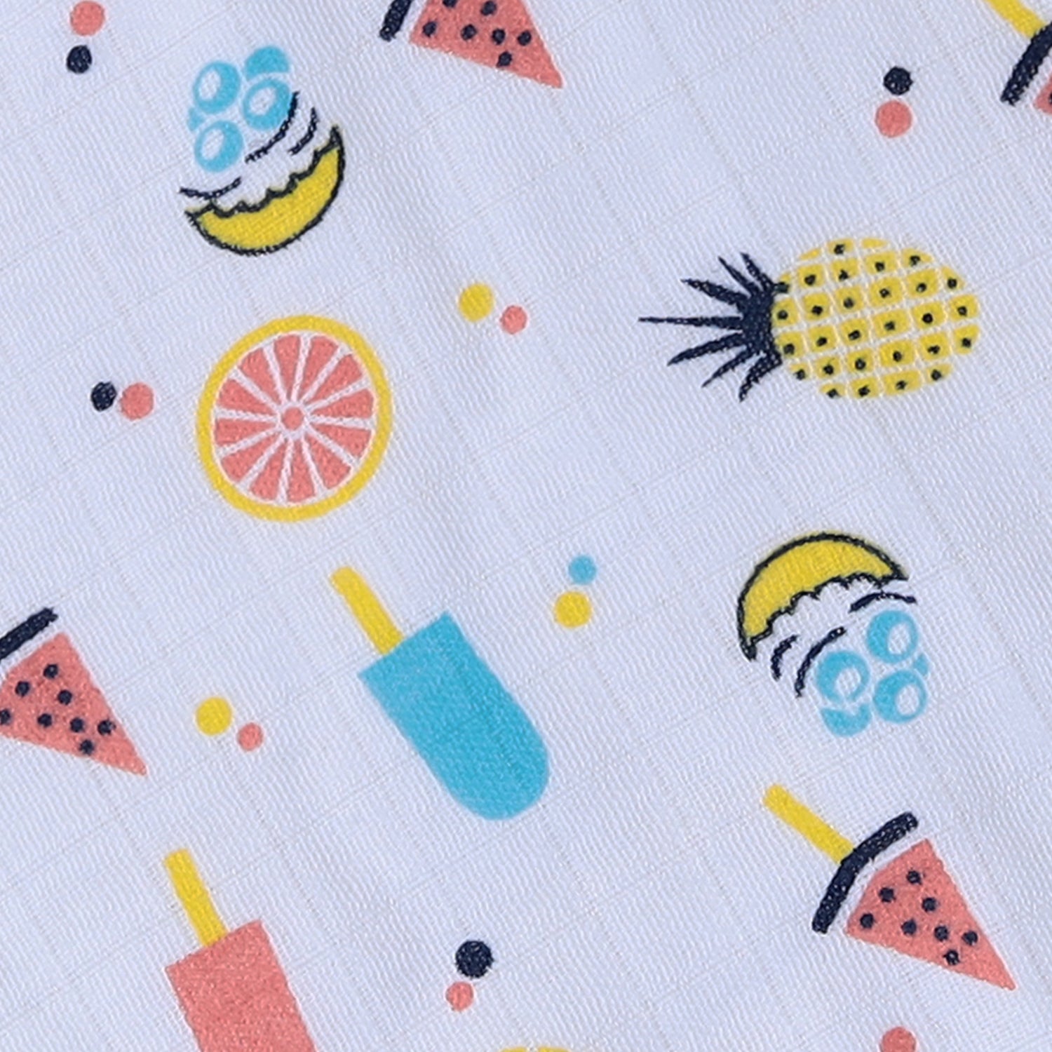 Tiny Popsicle Muslin Bib